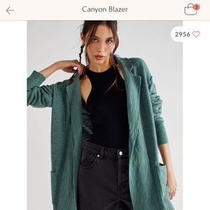 Free People Canyon blazer in Quill